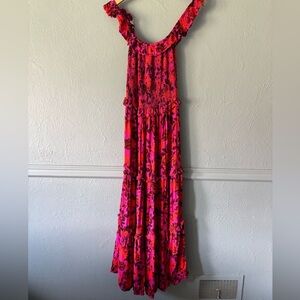 Abel The Label | Anthropologie | Floral Ruffle Maxi Dress | M
